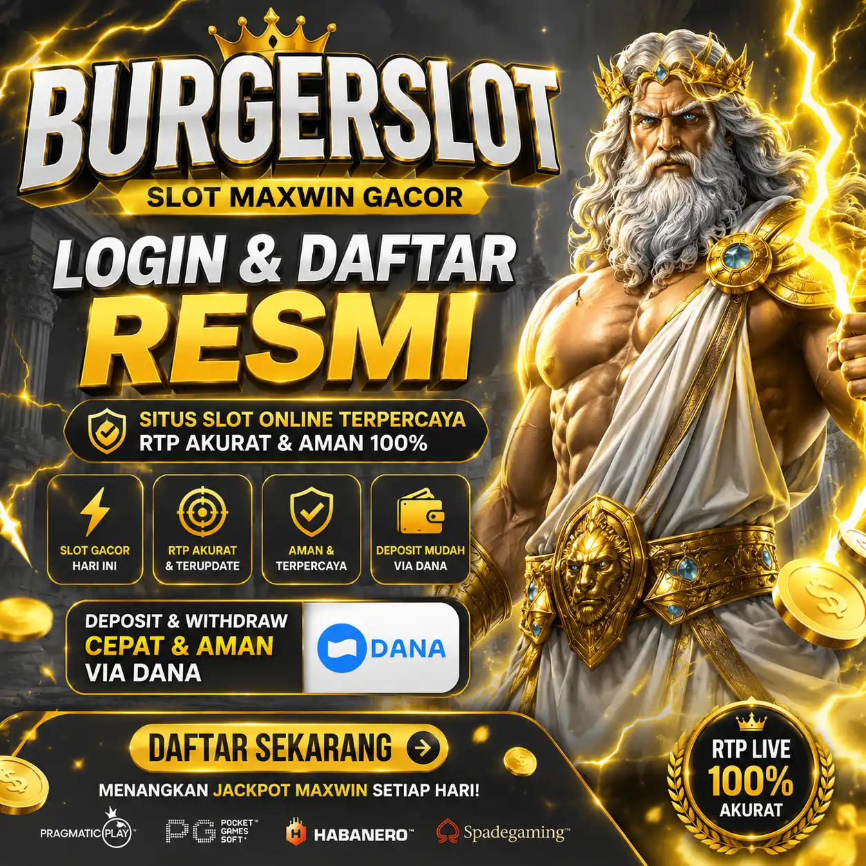 BURGERSLOT Slot Maxwin Gacor | Login & Daftar Resmi